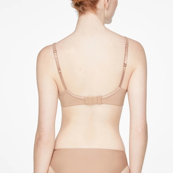NWT Thirdlove 24/7 Classic Uplift Plunge Bra Mesh Cover Beige Size 36A 1/2 - Picture 2 of 8